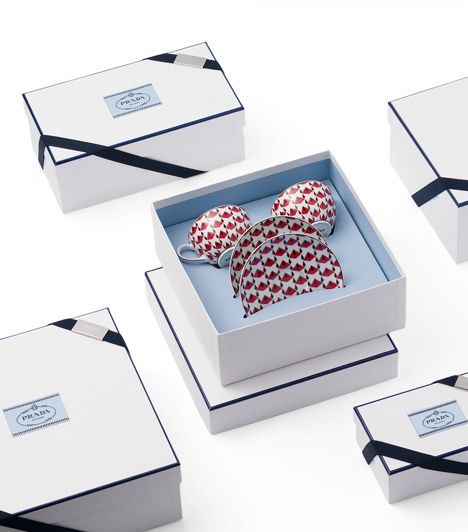 Prada Vienna cappuccino cup and saucer set, imported from the UK