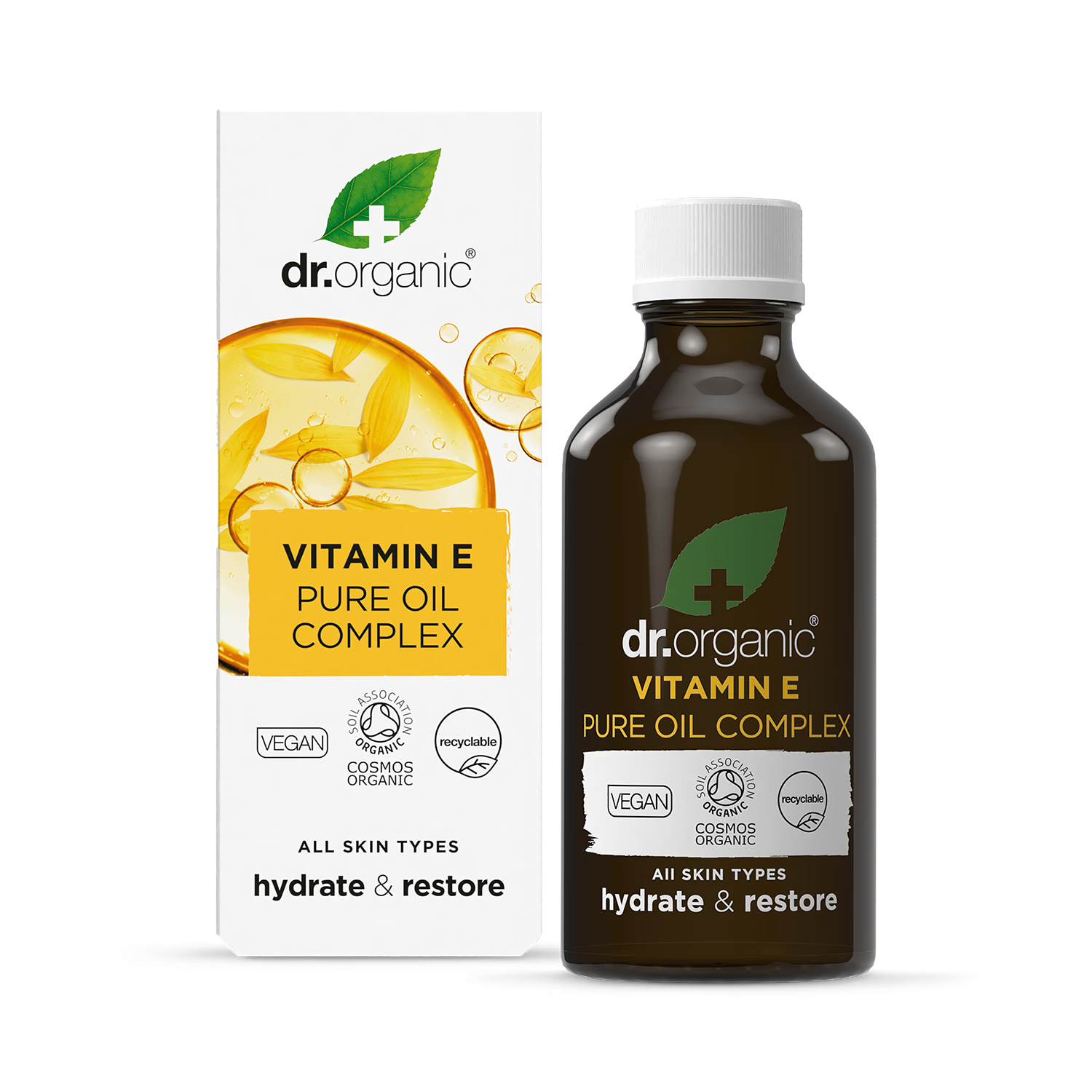 Dr Organic Vitamin E Pure Oil Complex 50ml - British product