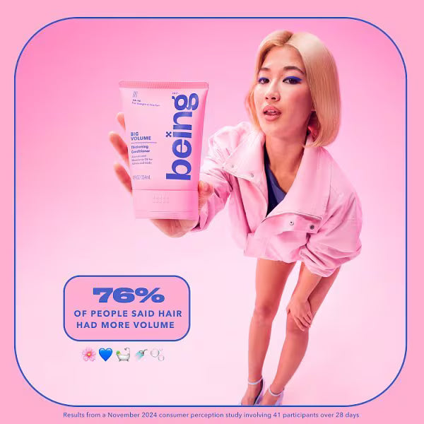 being BIG VOLUME Thickening Conditioner 354mL