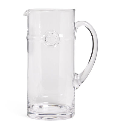 Harrods Glass Emblem Jug Glass Jug