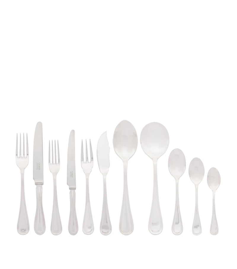 Carrs Silver English Thread Silver-Plated 44-Piece Set