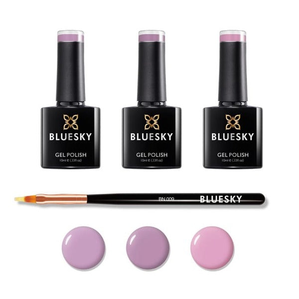 Bluesky Nail Art Kit Nude Pinks 10ml - British product