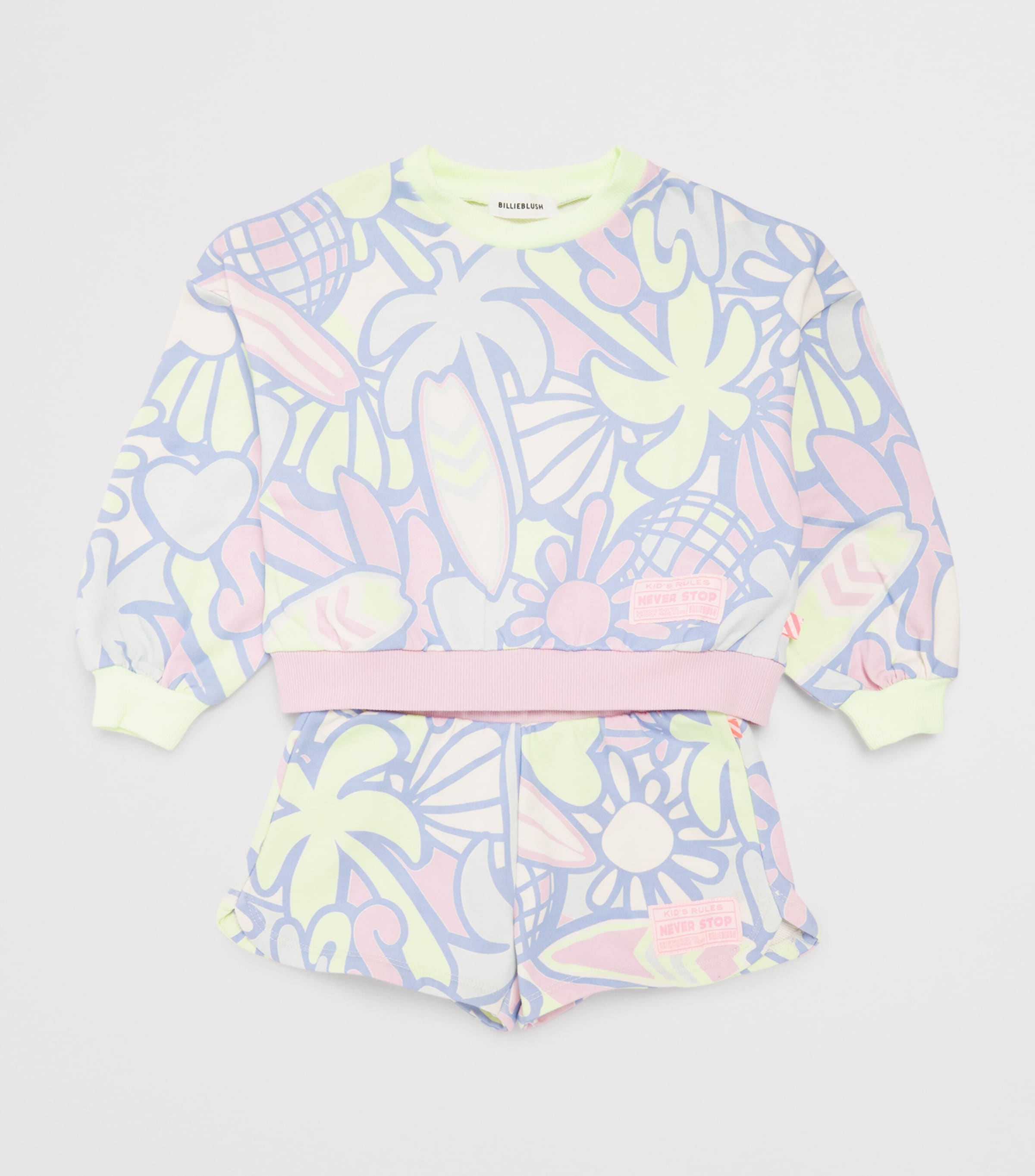 Billieblush cotton floral print children's sweatshirt 2-12 years - British product