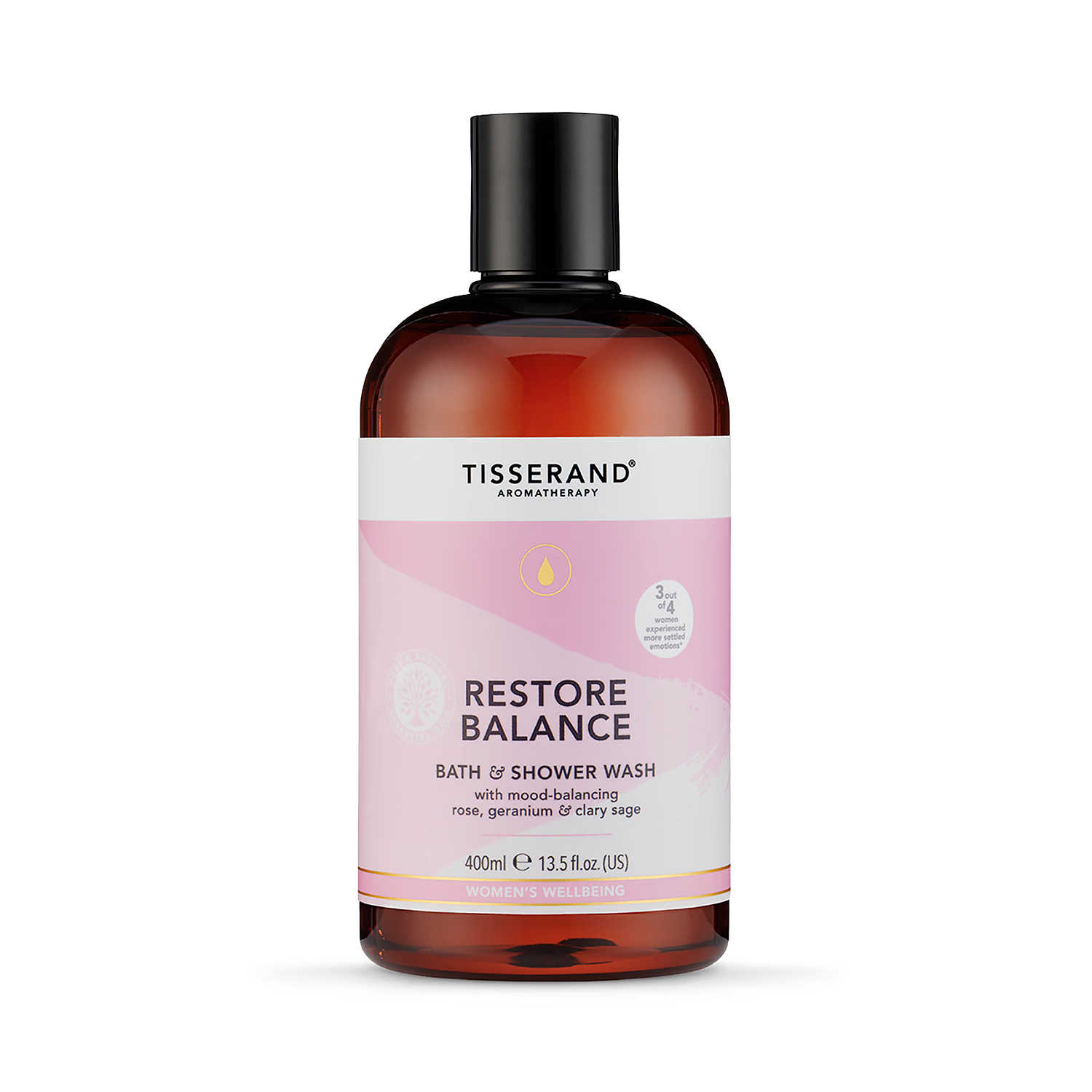 Tisserand Restore Balance Bath & Shower Wash 400ml (British brand)