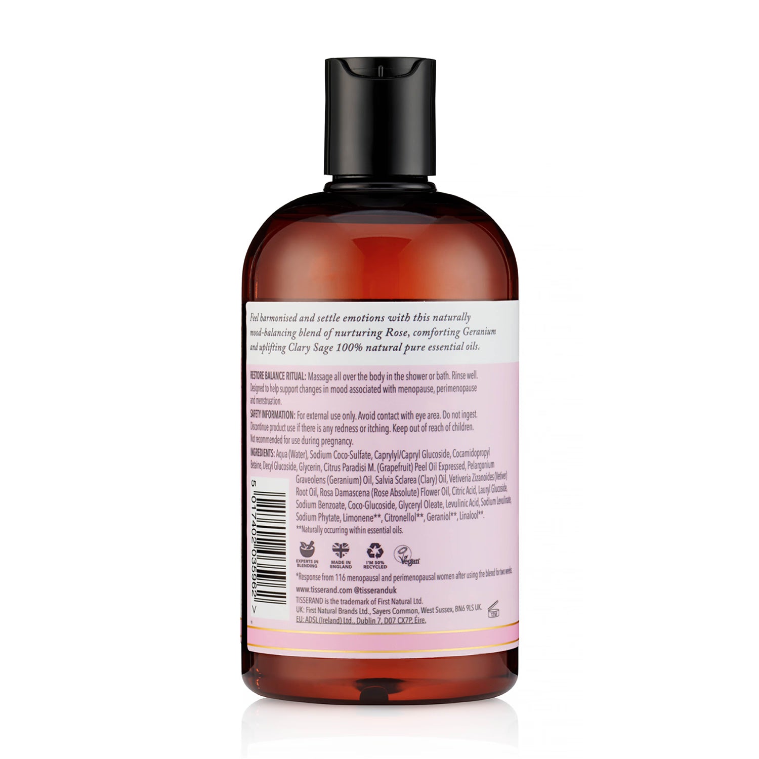 Tisserand Restore Balance Bath & Shower Wash 400ml (British brand)