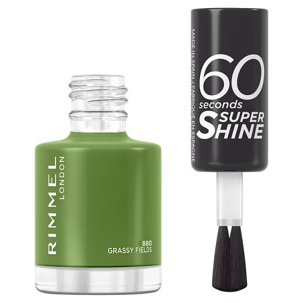 Rimmel 60 Seconds 880 Grassy Fields 8ml, imported from the UK