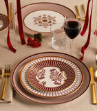Wedgwood Red Splendour plate 34cm (British brand)