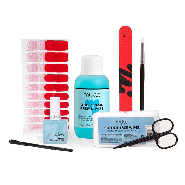 Mylee gel nail wrap kit complete system imported from the UK.