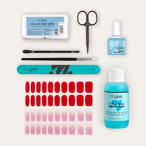 Mylee gel nail wrap kit complete system imported from the UK.