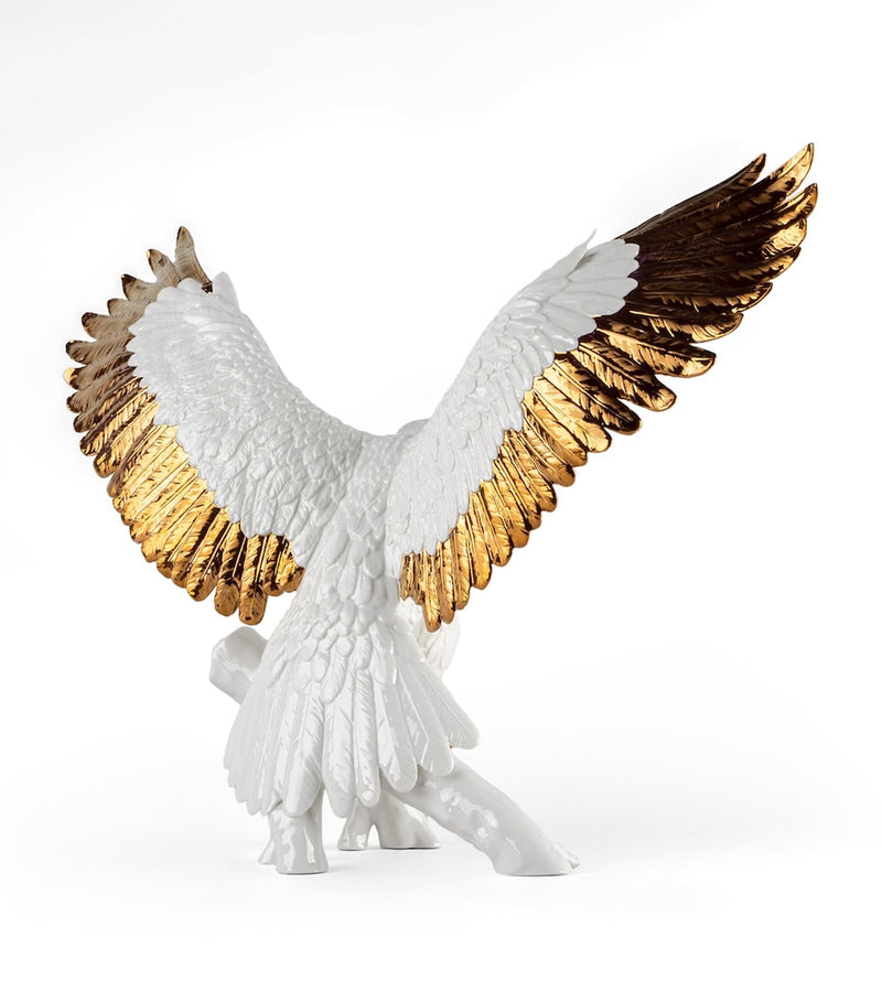 Lladró Porcelain Freedom Eagle Figure