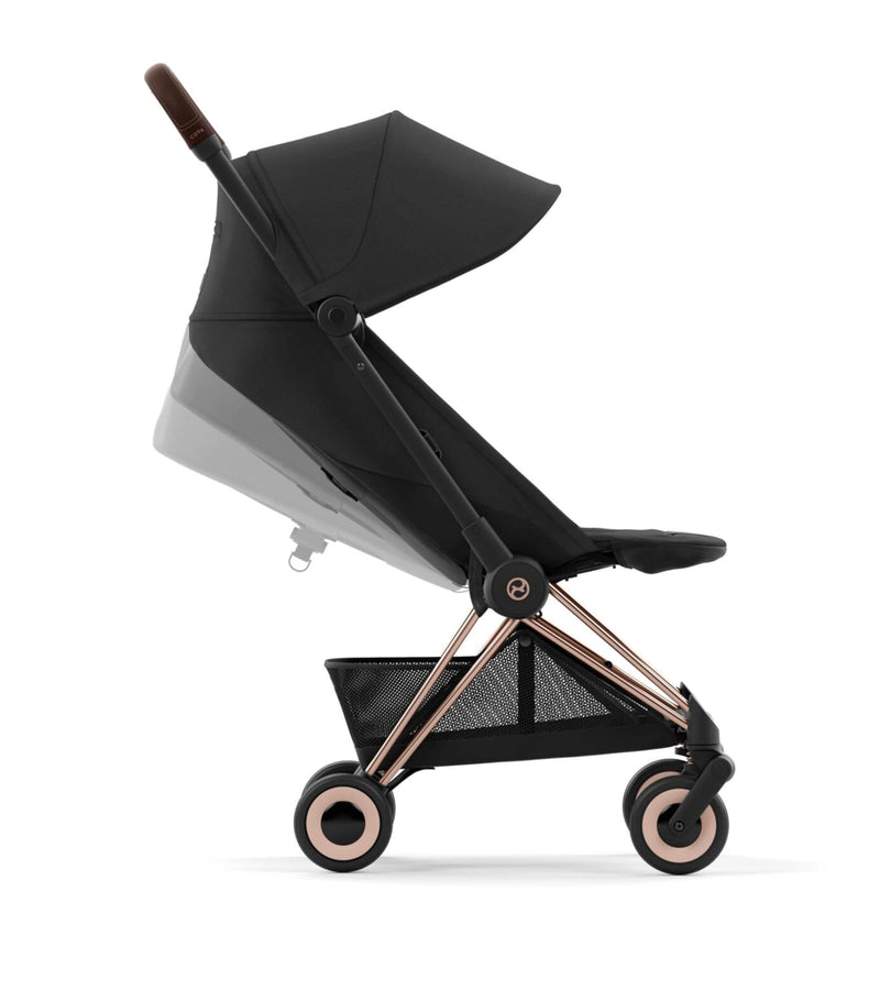 Cybex COYA Travel Stroller Rosegold/Sepia Black - British product
