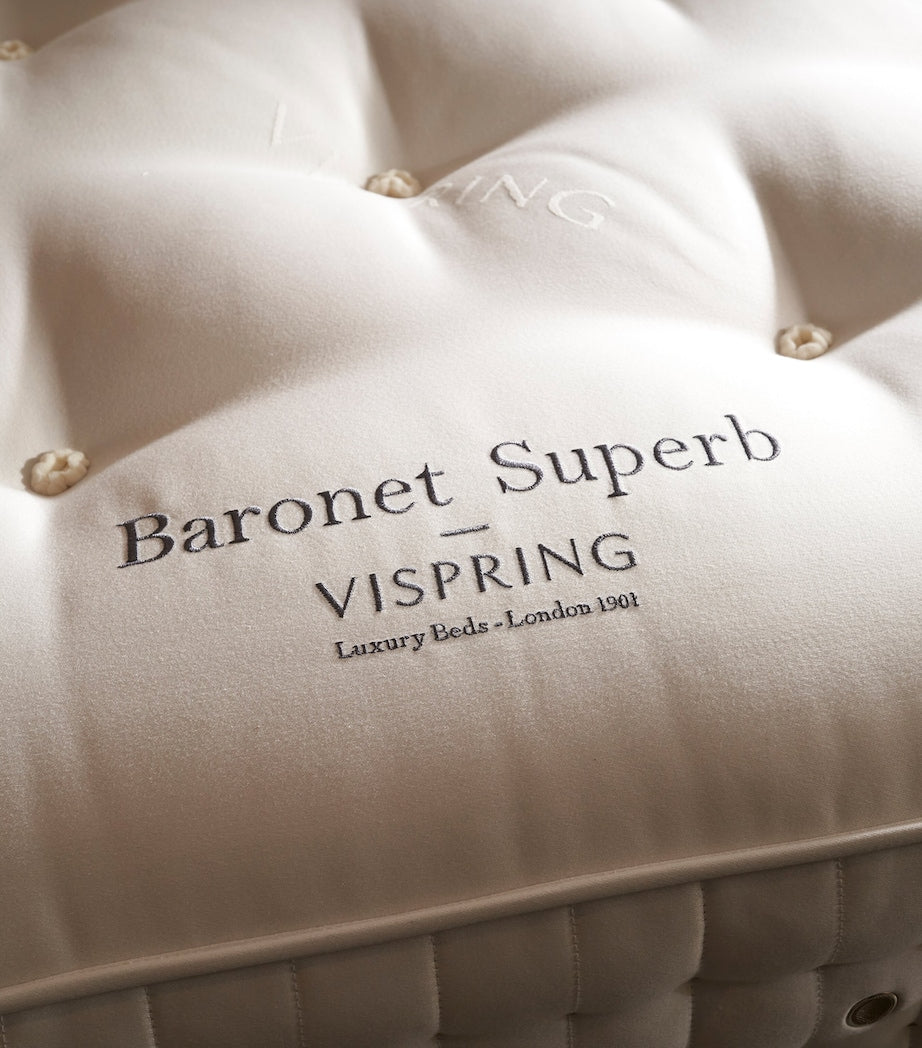 Vispring Medium Baronet Superb Mattress 150cm x 200cm (British brand)