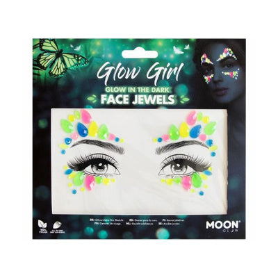 Moon Glow Face Jewels Glow Girl Cosmetic Gems