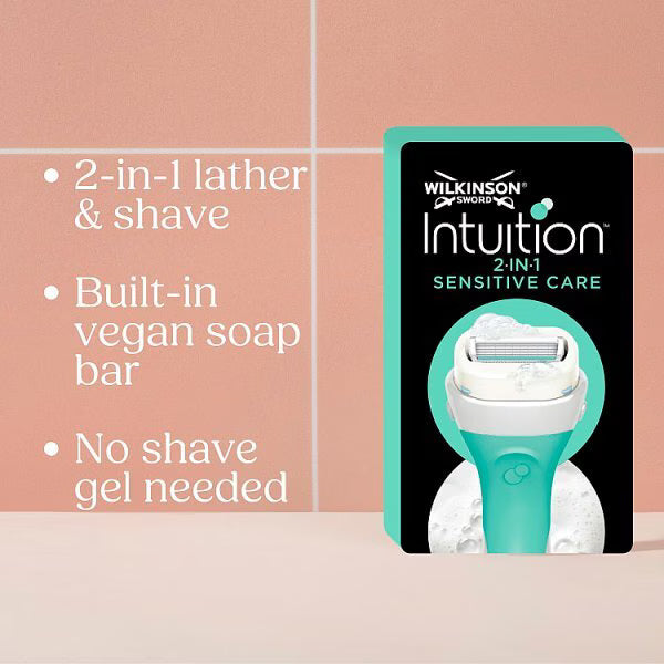 Wilkinson Sword Razor Blades Intuition Sensitive Care 3pk - British product