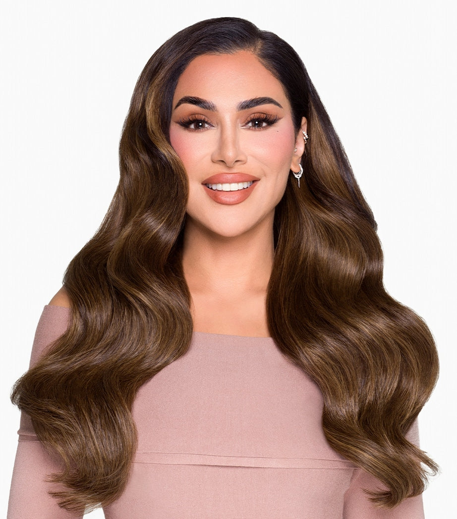 Beauty Works Clip-In Hair Extensions BARELY THERE 18 inch - British product