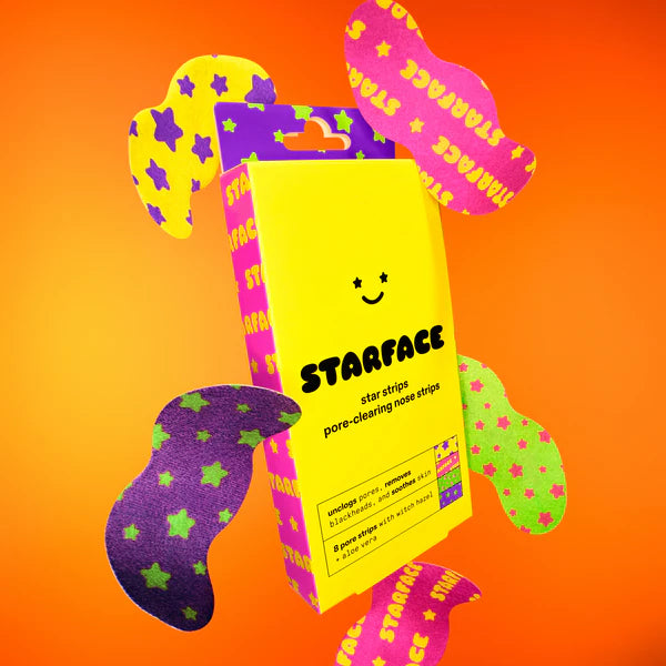 Starface Lift Off Pore Strips 8 Pack (British brand)
