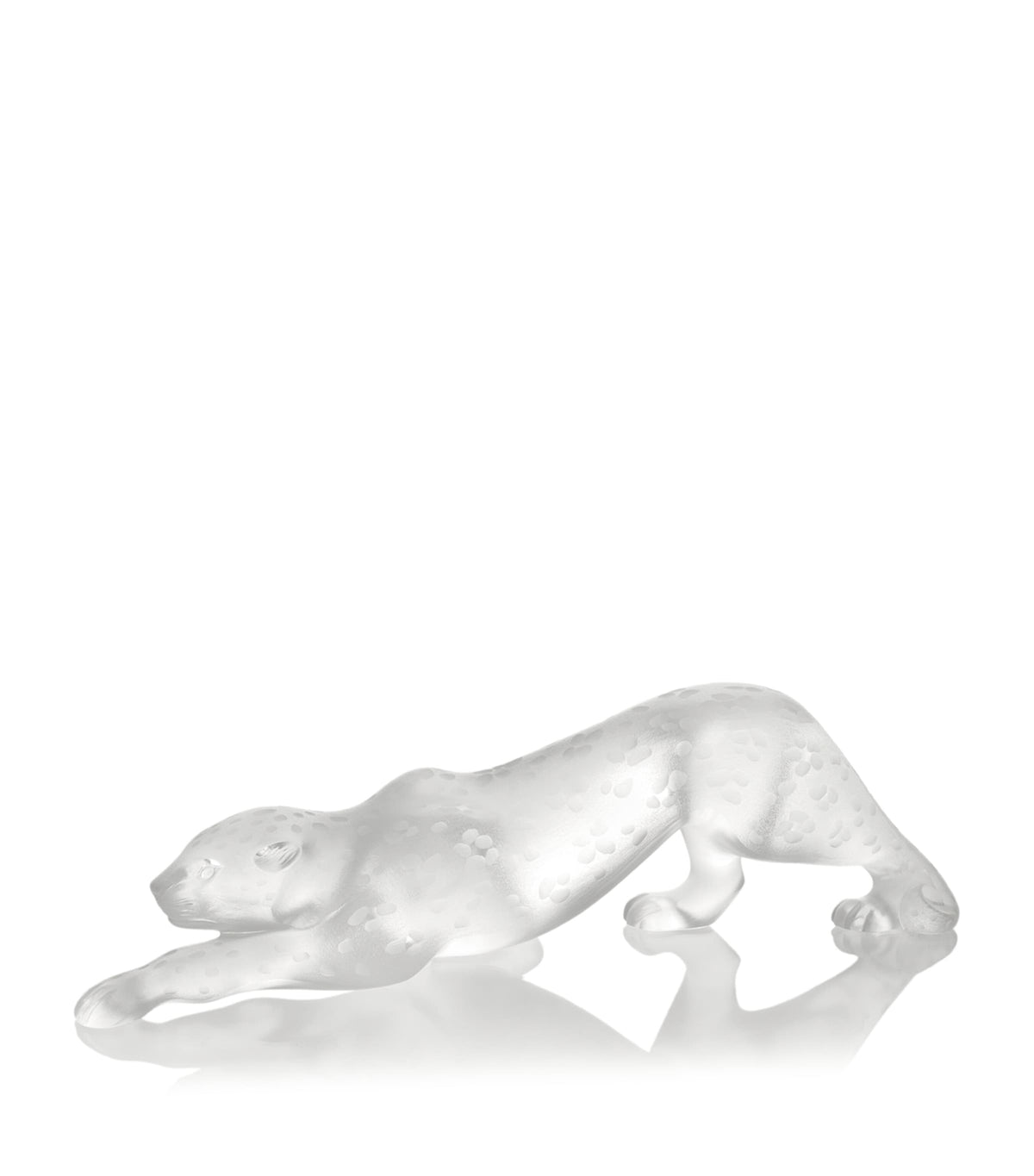 Lalique Crystal Zeila Panther Sculpture Large 11cm, UK version