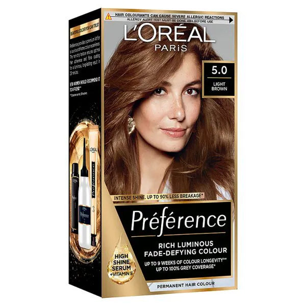 L'Oreal Preference 5 Palma Hair Dye, imported from the UK
