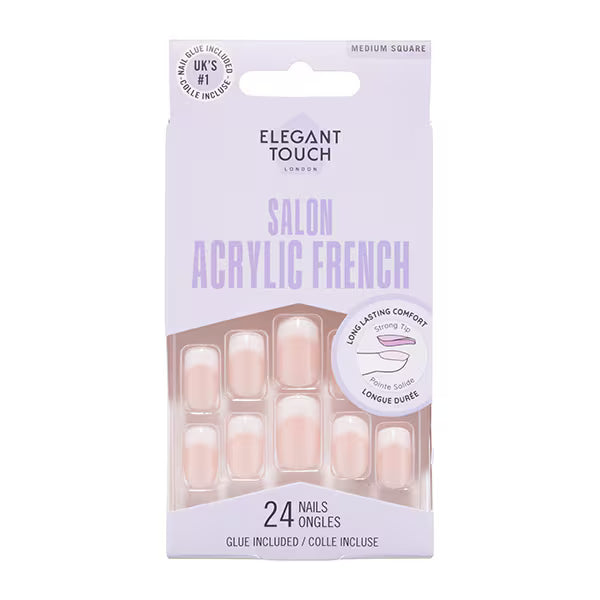 Elegant Touch French acrylic nail kit No.7 - British product