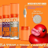 NYX Duck Plump lip gloss Quazy Silver, imported from the UK