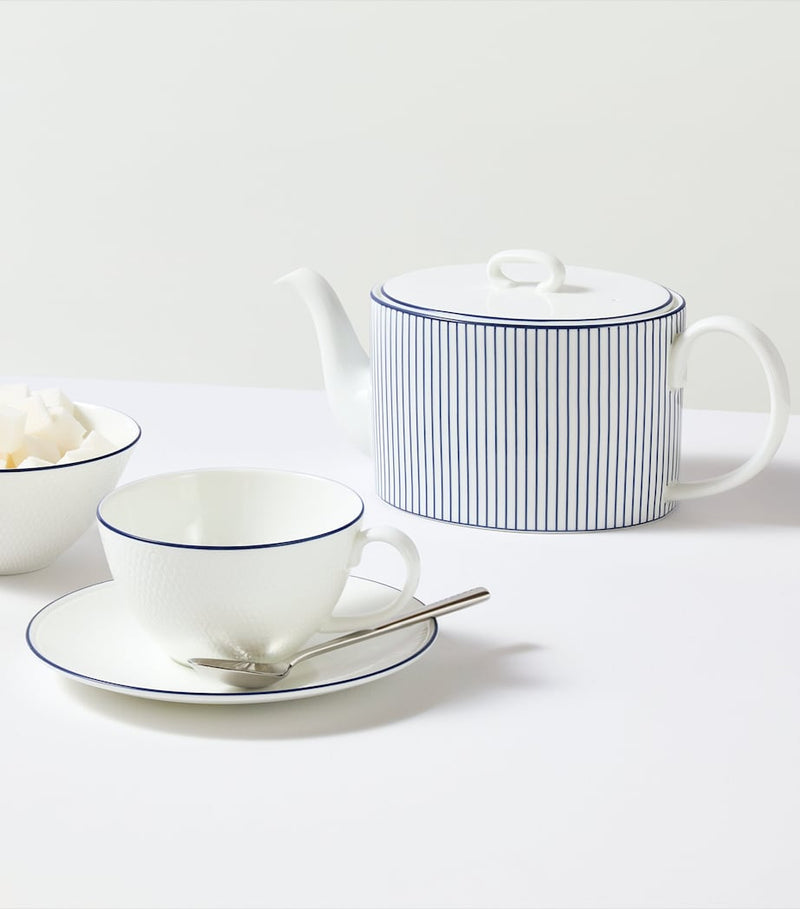 Wedgwood Bone China Gio Teacup and Saucer Set