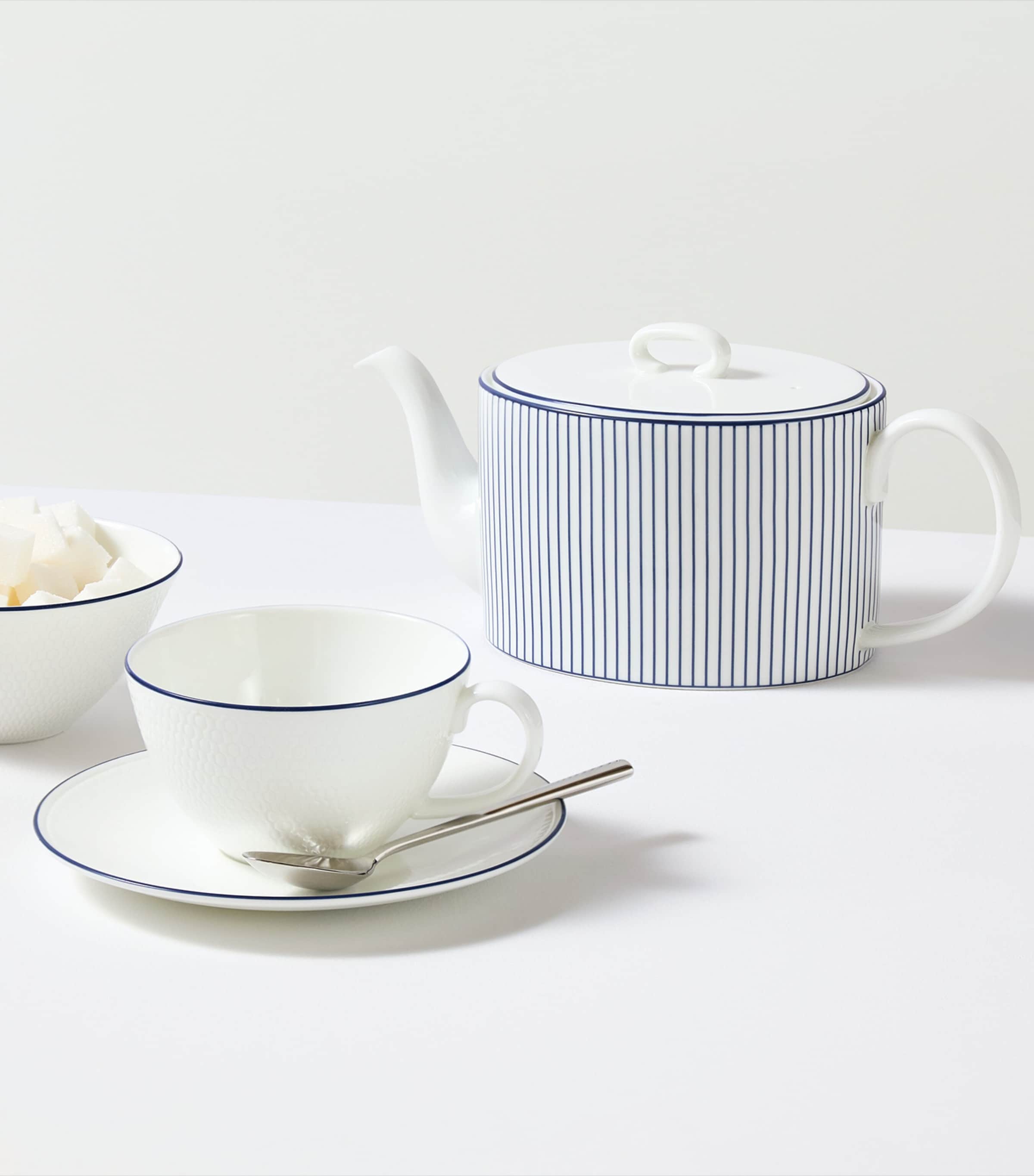 Wedgwood Bone China Gio Teacup and Saucer Set