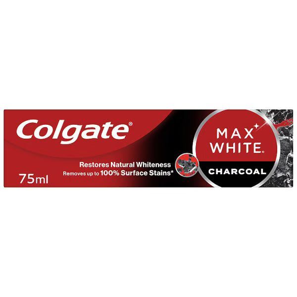 Colgate Max White Charcoal Toothpaste 75ml - British product