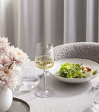 Villeroy & Boch Set of 4 Crystal Afina White Wine Glasses (125ml)