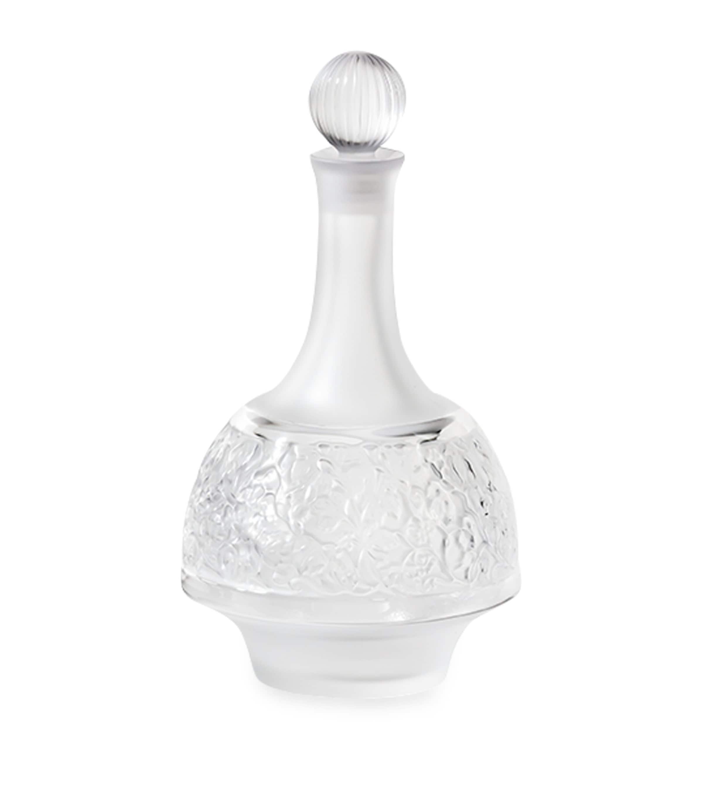 Lalique Crystal Versailles Cruet 15cm, UK version