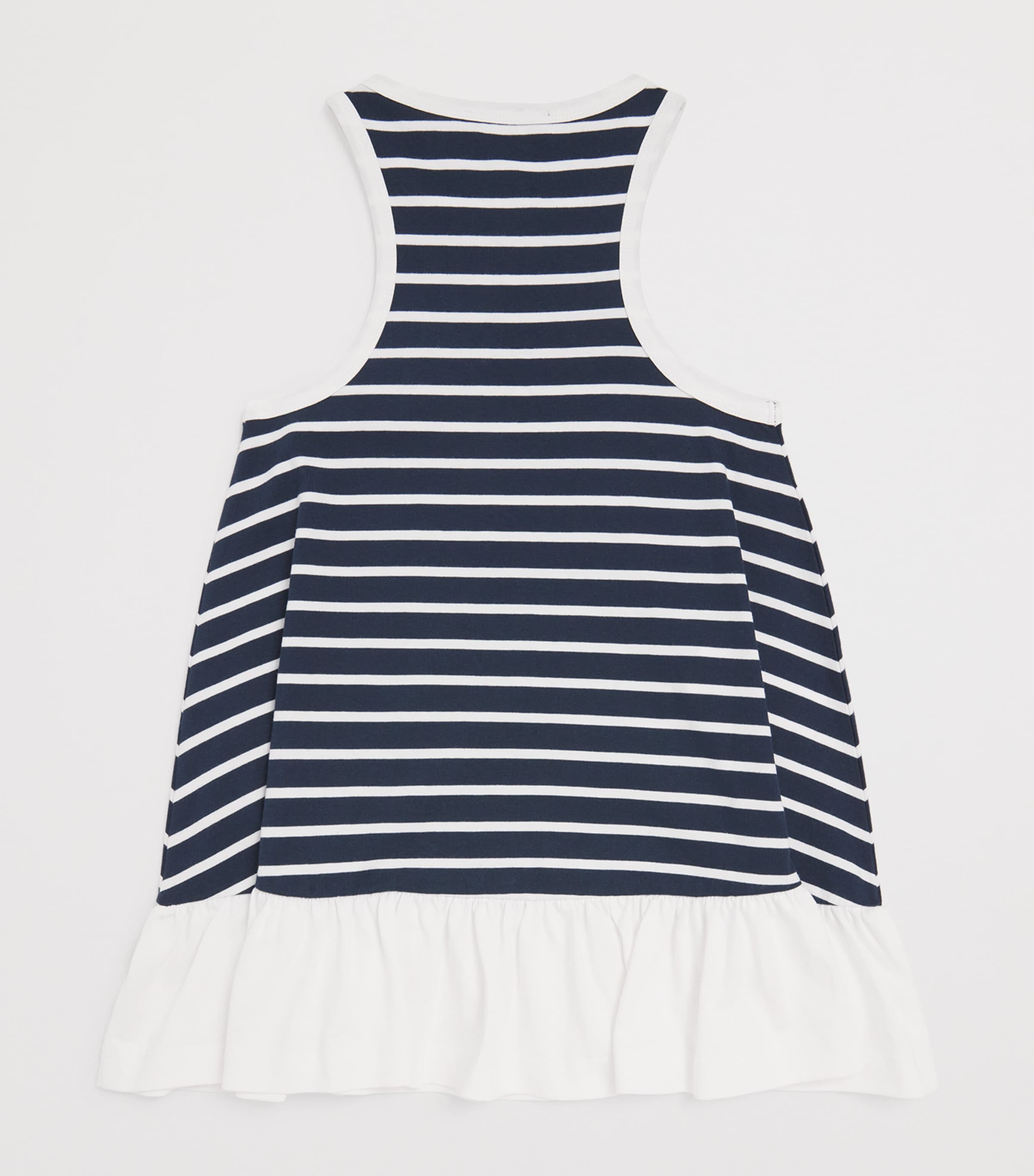Balmain Kids cotton stripe logo dress 6-14 years - British product