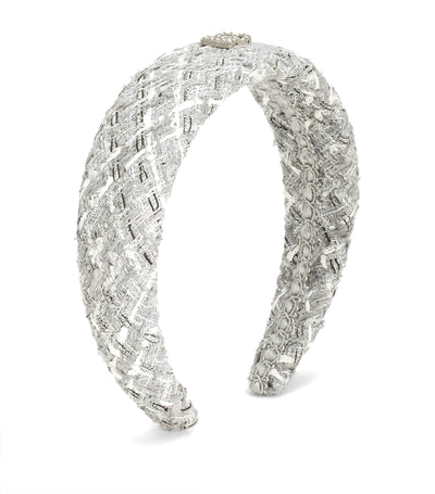 Dolce&Gabbana Kids Lamé Bouclé Hairband