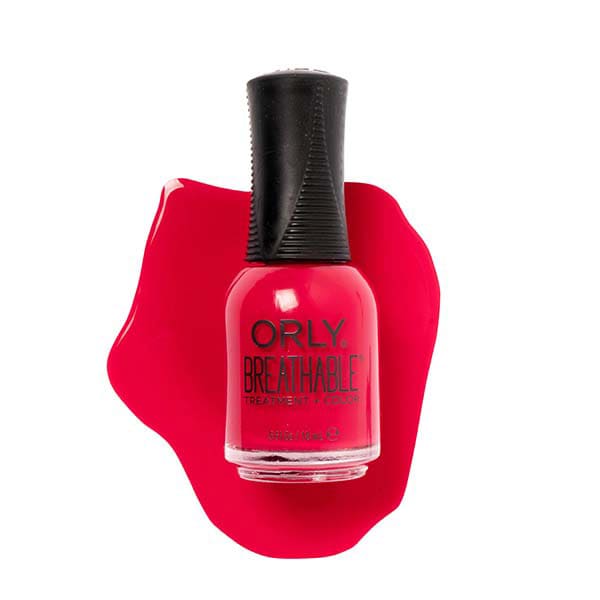 Orly Breathable Nail Polish Red 18ml, imported from the UK