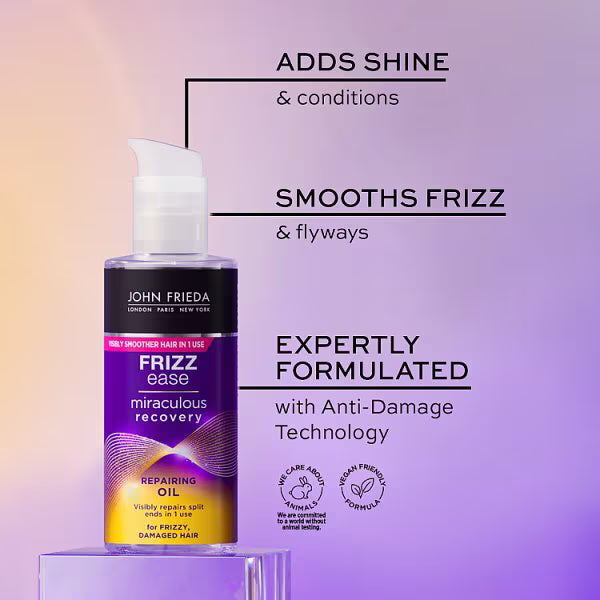 Frizz Ease Miraculous Recovery Tropical Hair Oil 100ml - British product