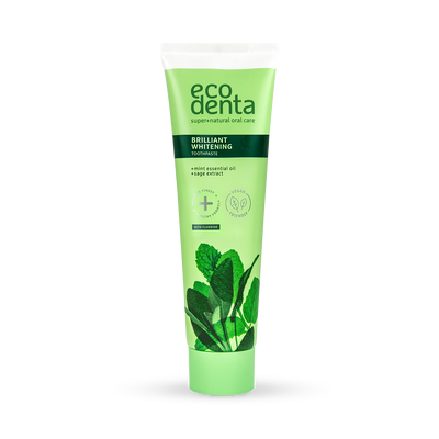Ecodenta Whitening Toothpaste Mint Oil and Sage Extract 100ml
