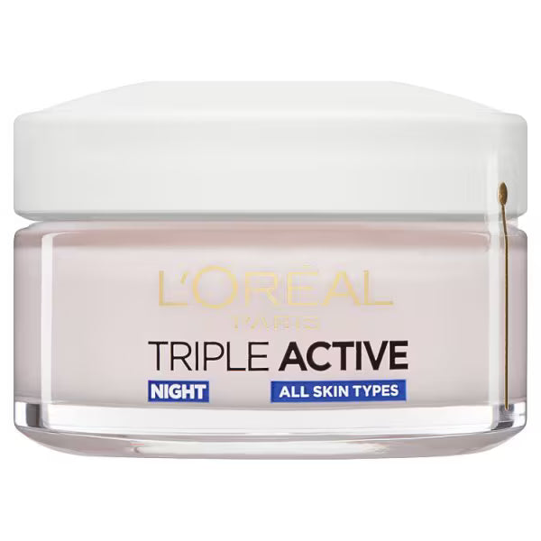 L'Oréal Paris Triple Active Night Cream 50ml, UK version