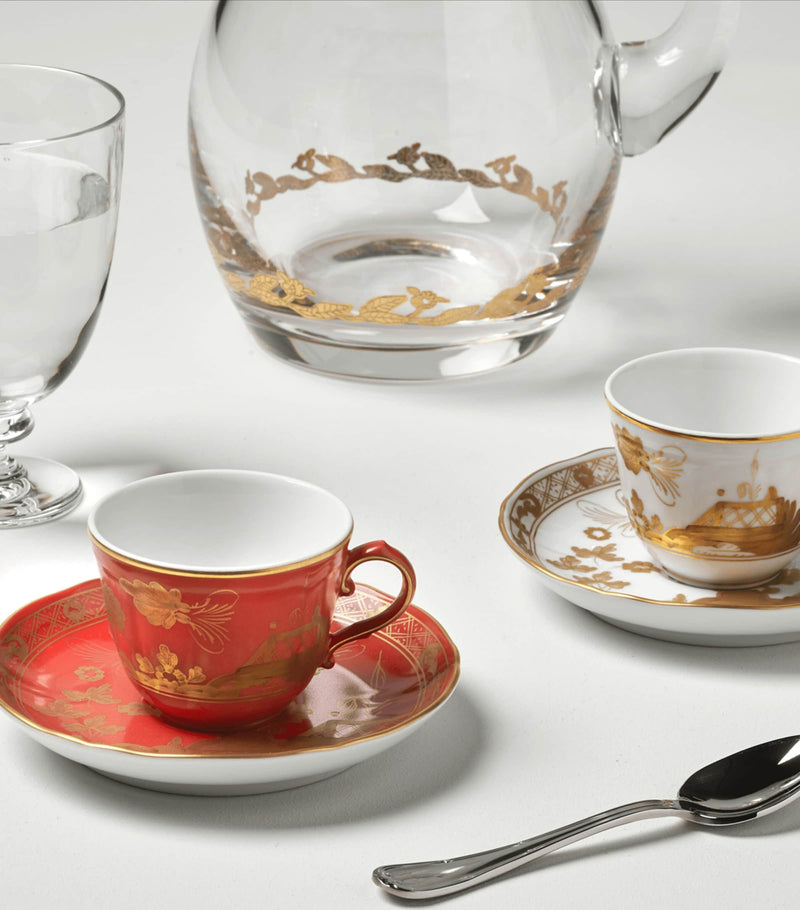 GINORI 1735 Oriente Italiano Aurum coffee saucer 13.5cm, UK version