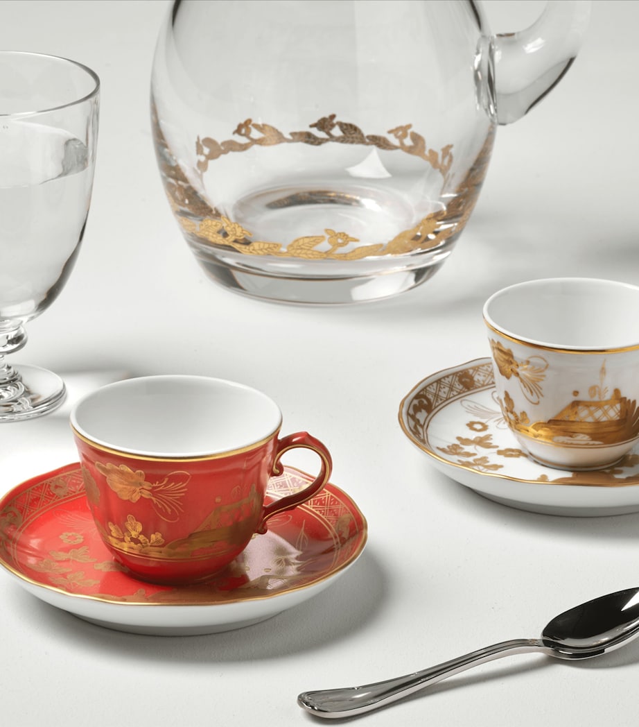 GINORI 1735 Oriente Italiano Aurum coffee saucer 13.5cm, UK version