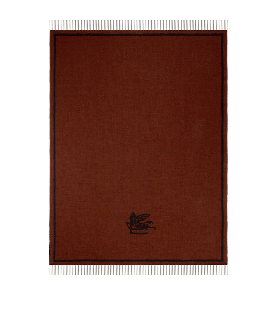 Etro wool Boyd throw 180cm x 140cm - British product