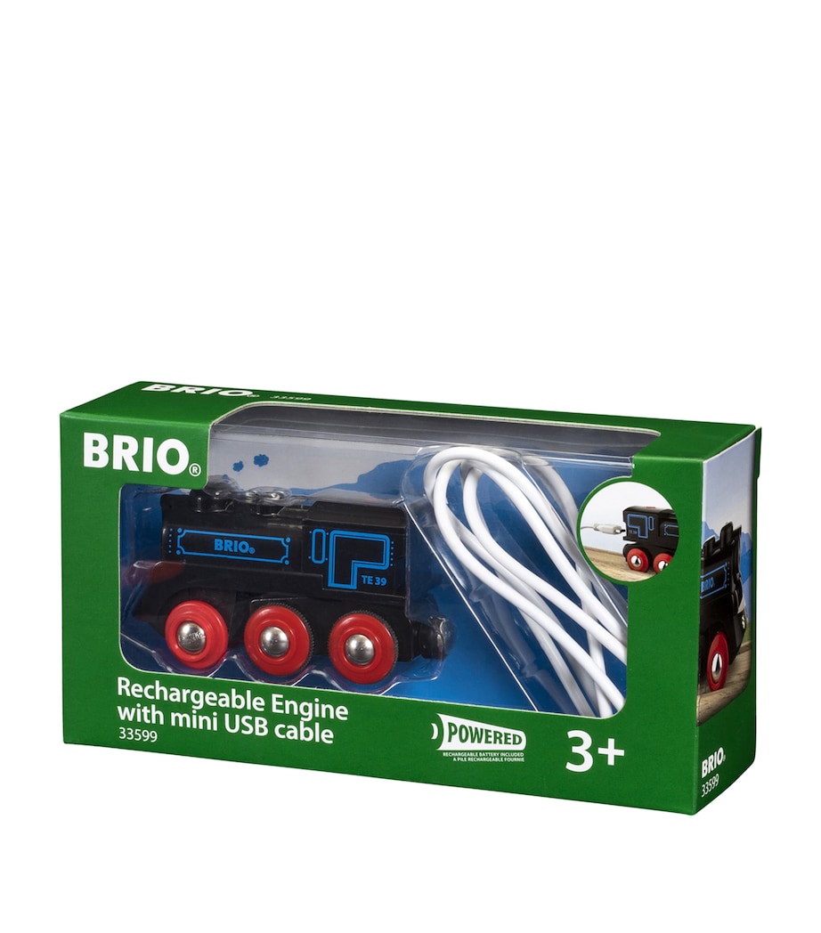 Brio rechargeable engine with USB cable - British product