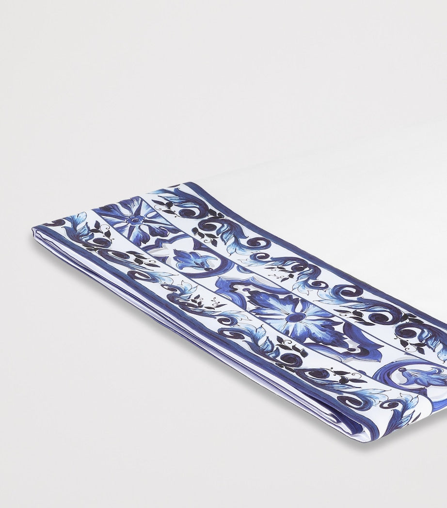 Dolce&Gabbana Casa Cotton Majolica King Flat Sheet (260cm x 280cm)