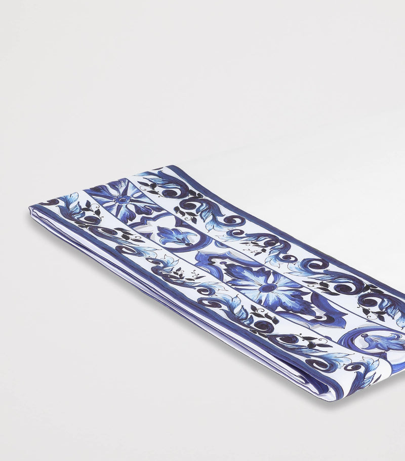 Dolce&Gabbana Casa Cotton Majolica King Flat Sheet (260cm x 280cm)