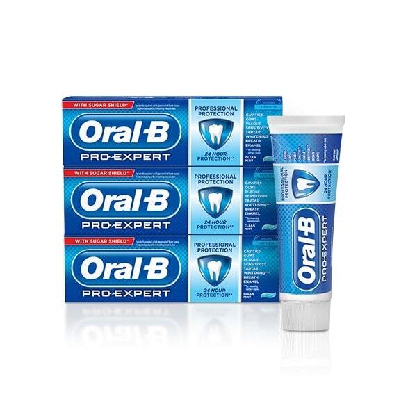 Oral-B Pro-Expert Clean Mint Toothpaste 75ml, imported from the UK