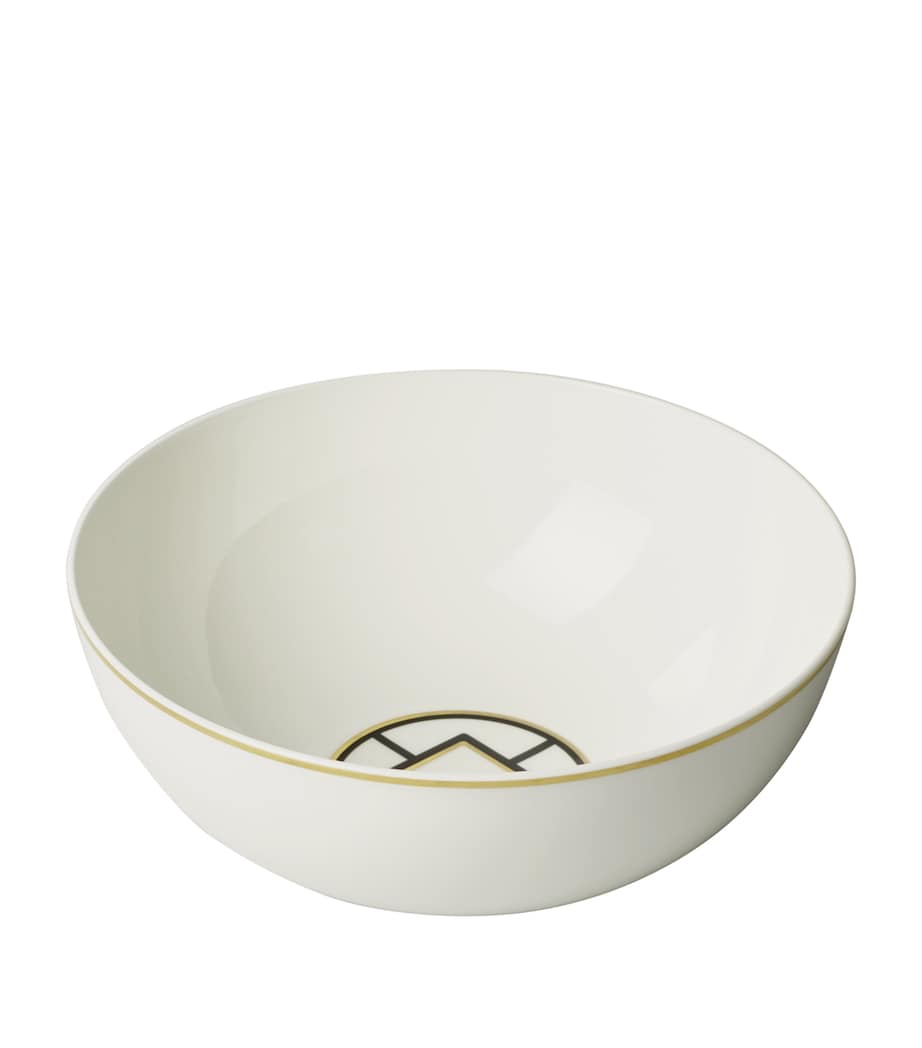 Villeroy & Boch porcelain salad bowl with geometric pattern 23cm (British brand)