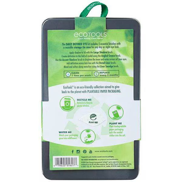 Eco Tools Daily Defined Eye Kit 5 Piece Brushes - British product