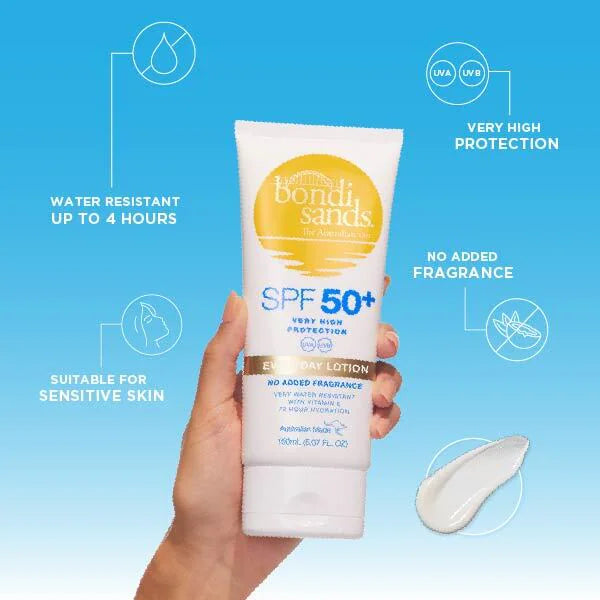 Bondi Sands Sunscreen Lotion SPF 50+ 150ml - British product
