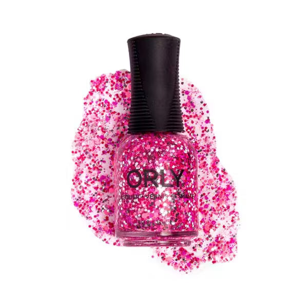 Orly nail polish Party Popper Pink 18ml, imported from the UK