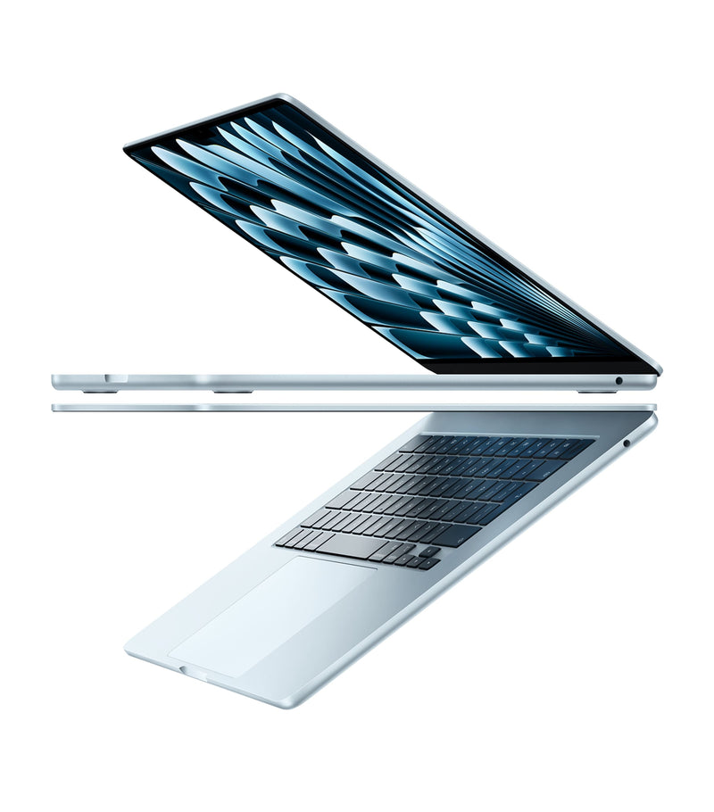 Apple MacBook Air 15 inch laptop with M4 chip and blue color - British product