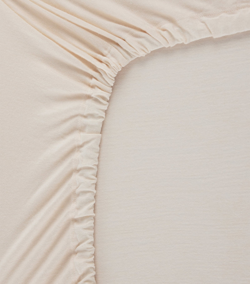 SHLEEP Merino Jersey King Fitted Sheet 150cm x 200cm (British brand)