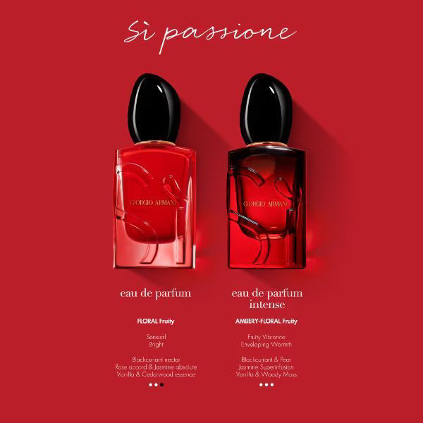 Giorgio Armani Si Passione perfume bottle 30ml, UK version