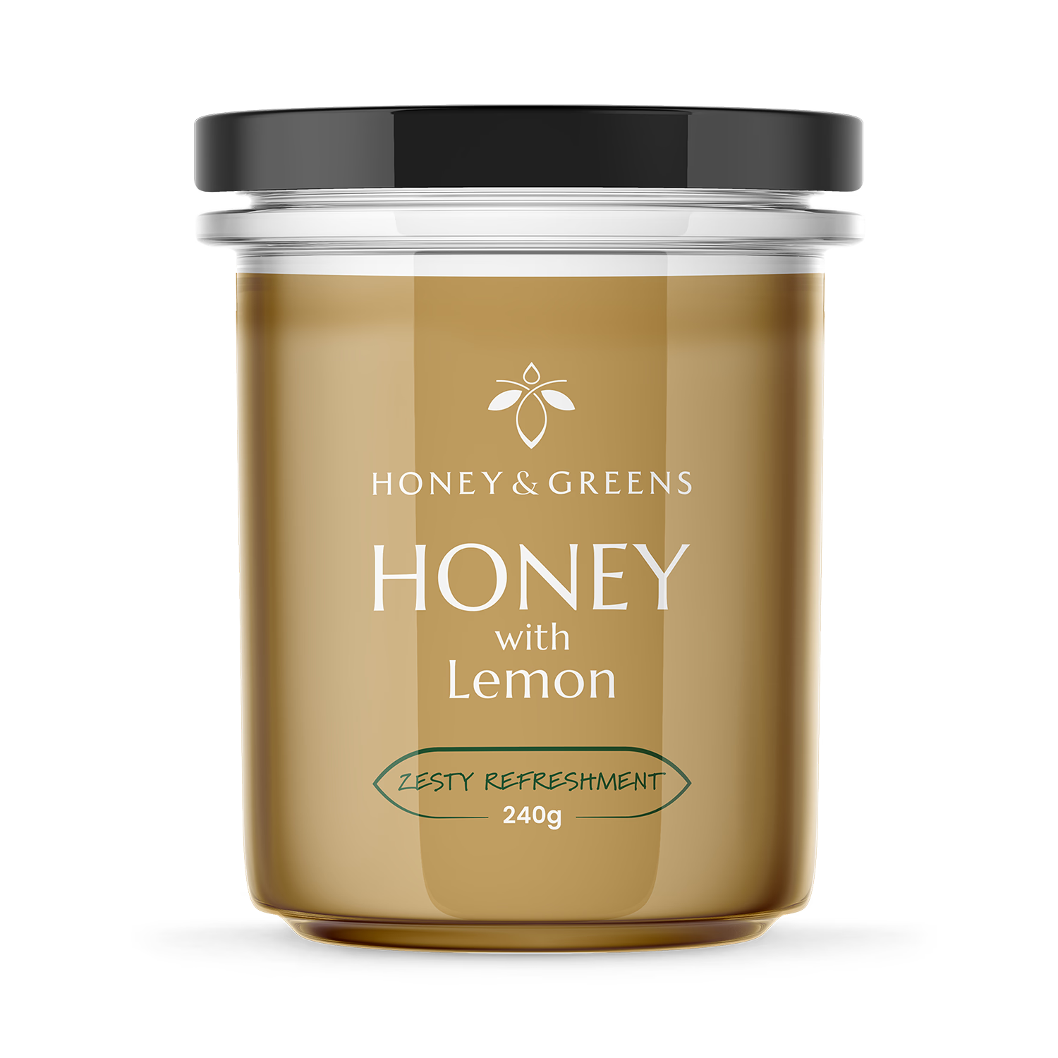 Honey & Greens British Honey with Lemon 240g